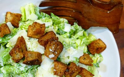 Simple Homemade Sourdough Croutons!