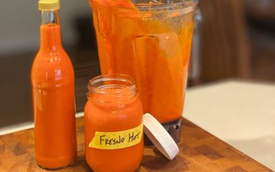 Fresno Pepper Hot Sauce with Ginger & Mint