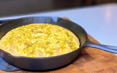 Green Hatch Chili Cornbread