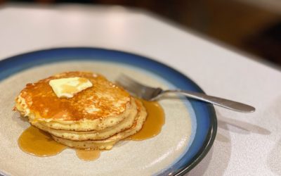 Simple Sourdough Pancakes