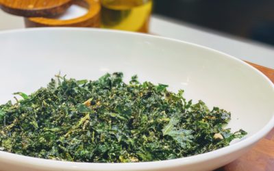 Lemon Parmesan Kale Chips