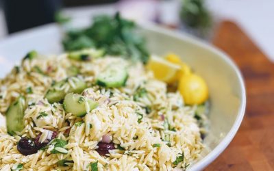 Greek Orzo Pasta Salad