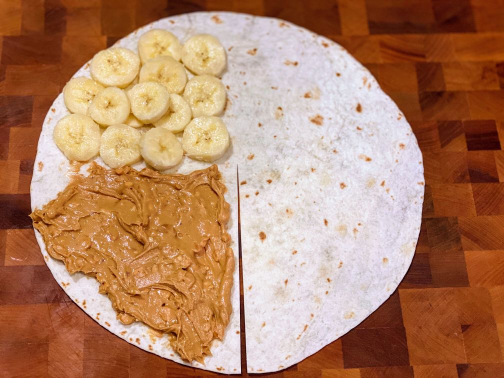 Food By Joe Recipe Peanut Butter Crunch Wrap Tortilla Banana Honey
