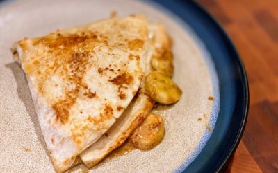 Peanut Butter Banana Crunch Wrap