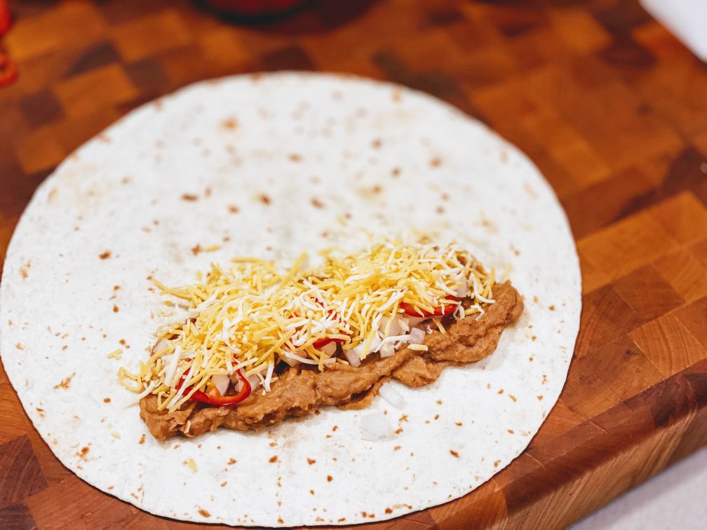 Optimized Food By Joe Recipe Cheesy Toasted Grilled Bean Cheese Burrito