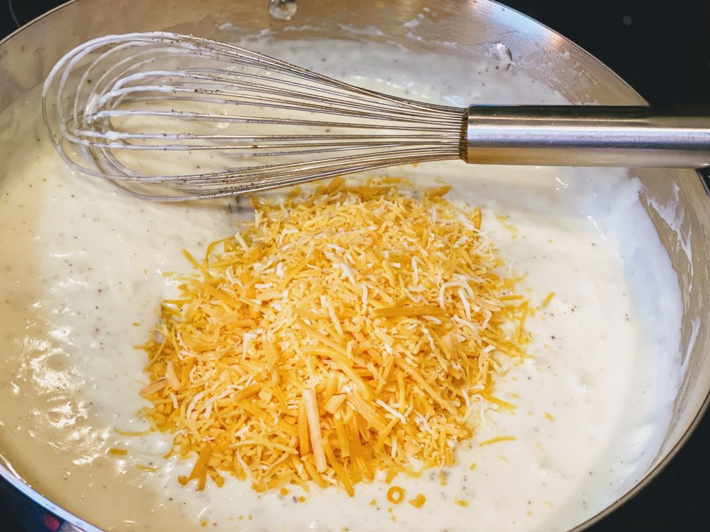 Optimized Food By Joe Recipe Cheesy Scalloped Potatoes Au Gratin Cheddar Cheese Garlic