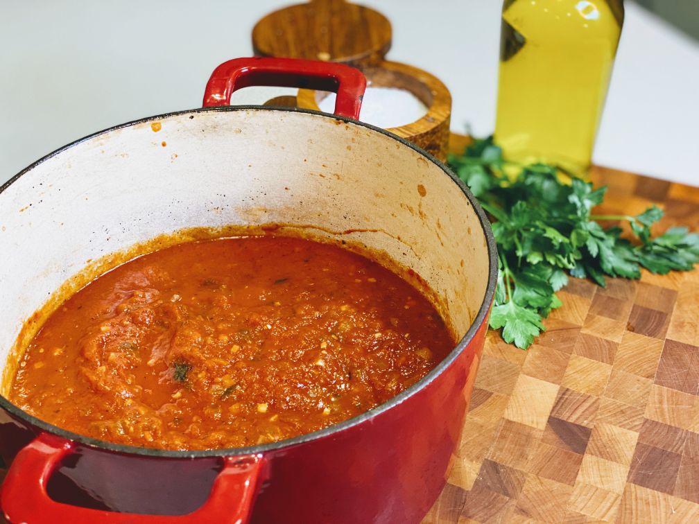 Optimized Food By Joe Recipe Simple Tomato Marinara Sauce Spaghetti