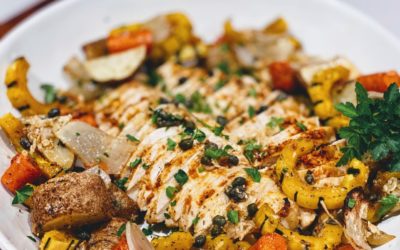 Sheet Pan Lemon Chicken & Vegetables