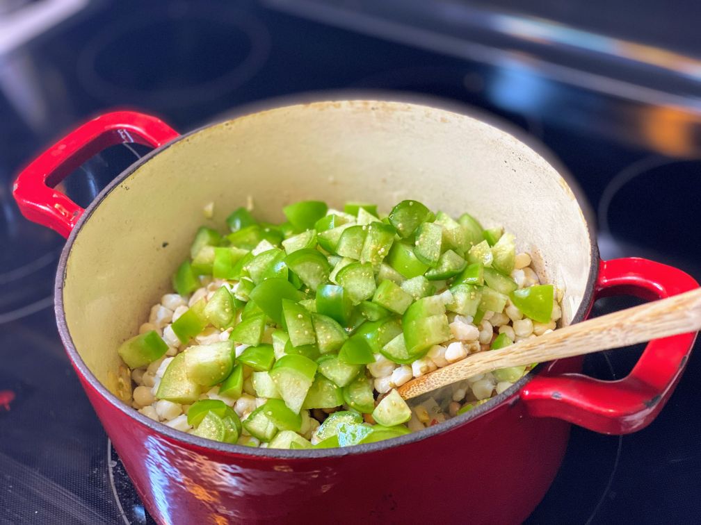 Food By Joe Recipe Vegan Vegetarian pozole verde green posole soup