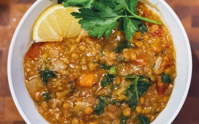 Vegan Instant Pot Lentil Soup
